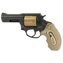 Model 856 TORO, Single/Double Action, Steel Frame Revolver, 38 Special +P, 3" Barrel, Matte Finish, Black and Tan, VZ G10 Brown and Black Grips, Optic Ready (Not Included), 6 Rounds 2-856P31EVZ19