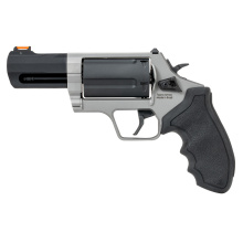 Judge, Revolver, Double/Single Action, Medium Frame, 45 Colt/.410 Bore, 3" Barrel, Matte Finish, Black and Silver, Rubber Grips, Fiber Optic Front with Drift Adjustable Rear, 5 Rounds 2-JUDGE35