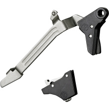 Alpha Competition Trigger, Fits GLOCK Gen 3/4 in 10MM or 45ACP (20/21/30/29), Black Alpha Glock 3-4-LARGE-BLACKOUT