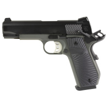 1911 Carry Stingray, Semi-automatic, 1911, Metal Frame Pistol, Commander, 9MM, 4.25" Barrel, Cerakote Finish, Black and Gray, Sunburst Texture G10 Grips, Novak White Dot Sights, 10 Rounds, 2 Magazines 10100106