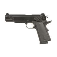 1911 Duty B9, 1911, Semi-automatic, Full Size, 45 ACP, 5" Barrel, Cerakote Finish, Black, Rubber Overmolded Grips, Novak White Dot Sights, 8 Rounds, 2 Magazines 10100531