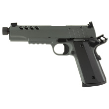 1911, Night Stalker, 1911, Semi-automatic, 45 ACP, 5" Threaded Barrel, Cerakote Finish, Gray, U-Notch Integral Rear and Front Night Sight, 8 Rounds, 2 Magazines, Optic Ready 10100556