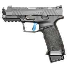 PX-9 2.0 Duty Comp, Semi-automatic, Full Size, Polymer Frame Pistol, 9MM, 4.11" Match Grade Barrel with Compensator, Tenifer Finish, Black, Optics Ready Slide, White Dot Front Sight, Adjustable Rear Sight, 2 Magazines, (1)-18 Round and (1)-20 Round 10100