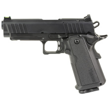 Carry B9R Double Stack, Single Action Only, Semi-automatic, Steel Frame Pistol, Carry Size, 9MM, 4.25" Bull Barrel, Cerakote Finish, Black, Rail, Fiber Optic Front and Low Profile Combat Rear Sights, 17 Rounds, 2 Magazines 12500018
