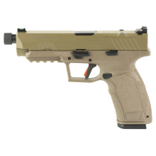 PX-9 Gen 3 Tactical, Striker Fired, Semi-automatic, Polymer Frame Pistol, Full Size, 9MM, 5.1" Barrel - Threaded, Cerakote Finish, Flat Dark Earth, Trigger Safety, Fiber Optic Front Sight, Optic Ready, 20 Rounds, 2 Magazines, (1) 20-Round & (1) 18-Round,