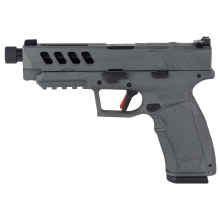 PX-9 Gen 3 Tactical Night Stalker, Striker Fired,Semi-automatic, Polymer Frame Pistol, Compact, 9MM, 5.1" Threaded Barrel, 1/2X28, Night Stalker Finish, Trigger Safety, Fiber Optic Front Sight, Optic Ready, 20 Rounds, 2 Magazines, (1) 20-Round & (1) 18-R