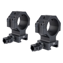 Scope Rings, 30mm Extra High, Q-LOC, Fits Picatinny, Anodized Finish, Black AC22067