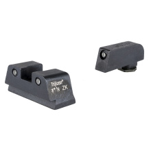 Suppressor/Optic Height Tritium Night Sight Set, Fits Glock 42/43/43X/48 MOS, 3 Dot, Green Tritium with Black Outline Front and Rear 601175