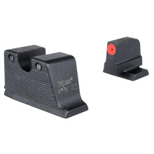 HD XR Tritium Night Sight Set, Fits S&W M&P C.O.R.E./M2.0 Optics Ready, Green Tritium with Orange Outline Front, Green Tritium with Black Outline U Notch Rear 601178