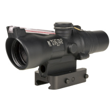 Compact ACOG 2X20, 2x Magnification, 20mm Objective, Dual Illuminated, Red 115/147gr 9mm PCC RTR Reticle, Black, Includes Q-LOC Mount TA47-C-400410
