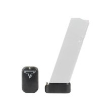 Competition, Base Pad, Fits Glock, 9/40 Double Stack, +0 Magazine Extension, Hard Coat Anodized Finish, Black GBP940-0001