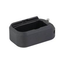 Base Pad, Magazine Extension, Fits GLOCK 17/22 Magazines, +3 Rounds of 40 S&W/+4 Rounds of 9MM, Anodized Finish, Flat Black GBP940-000