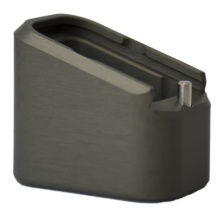 Firepower Base Pad, Magazine Extension, Fits GLOCK 17/22 Magazines, +5 Rounds of 40 S&W/+6 Rounds of 9MM, Anodized Finish, Titanium Gray GBP940-05