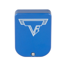 Base Pad, Magazine Extension, Fits 2011 Style Magazines in 9MM/38 Super, +2 Rounds of 9MM, Anodized Finish, Bright Blue STVB-4G02