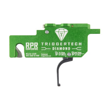 Diamond, Straight Trigger, Two-Stage, Fits Centerfire Ruger Precision Rifle Gen 1-3, Anodized Finish, Green Housing, Black Trigger RPR-TGB-02-NSF