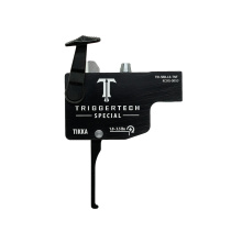Special, Trigger, Fits Tikka T3/T3x/T1x, Straight Flat Lever Trigger, Right Hand, Black TI0-SBB-13-TNF