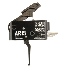 Competitive, Trigger, Fits AR-15, Black and White Engraved, Flat Black Trigger X54-SBB-33-NNF