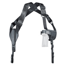 Horizontal Shoulder Holster, Size 5, Fits Large Auto With 5" Barrel, Ambidextrous, Black 87050A