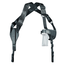 Horizontal Shoulder Holster, Size 15, Fits Medium Auto With 3.75" Barrel, Ambidextrous, Black 87150A