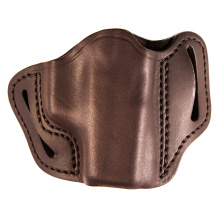 Uncle Mikes Outside Waistband Leather Holster, Size 1, Fits Most Small Frame Autos (3" 1911/Bersa Thunder/Glock 42/43), Leather, Right Hand, Brown UM-OWB-1-BRW-R