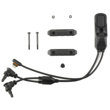 AXON SYNC, Link, 7", Dual Lead Remote Switch For DBAL Laser and USB-C, Fits Picatinny, Black AXNS-UCD7B