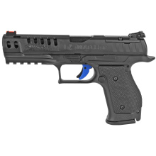 PPQ Q5 Match SF, Semi-automatic, Striker Fired, Full Size, 9MM, 5" Barrel, Steel Frame, Black Tenifer Finish, 15Rd, 3 Magazines, Fiber Optic Front and Adjustable Rear Sight, Optics Ready, Includes Mounting Plates for Trijicon, Leupold, and Docter Optics