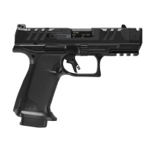PDP F-Series Pro-X PMM, Semi-automatic, Striker Fired, Polymer Frame Pistol, Compact, 9MM, 3.75" Barrel, Parker Mountain Machine Compensator, TeniferFinish, Black, Optics Ready, Adjustable Sights, 10  Rounds, 3 Magazines 4797050