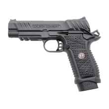2.0 XPD eXperior Elite Commander, 1911, Semi-automatic, Aluminum Frame Pistol, Officer Size, 9MM, 4.25" Fluted Bull Barrel, Anodized Frame, Armor-Tuff Slide, Black, G10 TRAK Grips, Battlesight Rear with Red Fiber Optic Front Sight, Optic Ready, Ambidextr