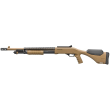 SXP Extreme Defender, Pump, 12 Gauge 3", 18" Barrel, Cylinder Invector Plus Choke, Flat Dark Earth Color, Synthetic Pistol Grip Stock, Ghost Ring Sight, 5Rd 512410395