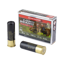 Long Beard Tungsten, 12 Gauge 3", #8, Tungsten Shot Shell, 5 Shells per Box LBT1238