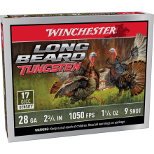 Long Beard Tungsten, 28 Gauge 2.75", #9, Tungsten Shot Shell, 5 Shells per Box LBT289