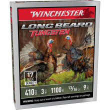 Long Beard Tungsten, 410 Bore 3", #9, Tungsten Shot Shell, 5 Shells per Box LBT4139