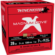 Magnum Dove, 28 Gauge 2.75", #7.5/#9 Blend, 1oz, Custom Blended Shot, 25 Shells per Box MD2879