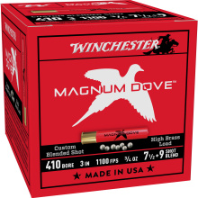 Magnum Dove, 410 Bore 3", #7.5/#9 Blend, 1oz, Custom Blended Shot, 25 Shells per Box MD41379