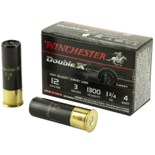 Double X High Velocity Turkey Loads Copper Plated Buffered 12 Gauge 3 Inch 1300 FPS 1.75 Ounce 4 Shot