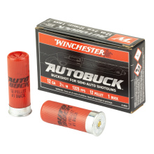 Super-X, 12 Gauge 2.75", 1 Buck, Buckshot, 5 Shells per Box USAB121