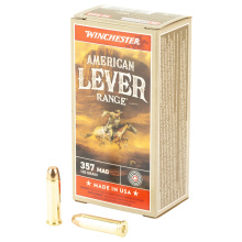 American Lever, .357 Magnum, 130 Grain, Full Metal Jacket, 50 Rounds per Box W357AL