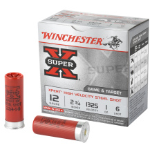 Super-X Xpert Steel Game & Target 12 Gauge 2.75 Inch 1325 FPS 1 Ounce 6 Shot