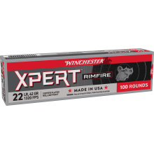 XPERT RIMFIRE, 22 LR, 42 Grain, Hollow Point, 100 Round Box XPERT22X