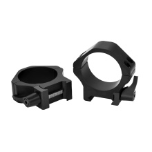 Maxima Horizontal Quick Disconnect Ring, Fits 34MM Optics, Low Height, Steel Construction, Matte Finish, Black 520LM