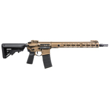 Raider, Special Duty Rifle, Semi-automatic, AR15, 556NATO, 16" Cold Hammer Forged Barrel, Nitride Finish, Flat Dark Earth, Flip Up Sights, 30 Rounds, 1 Magazine RDRX556-16-FDE