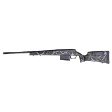 307 Range XP2, Bolt-action Rifle, 22 Creedmoor, 22" Threaded Barrel, 1/2X28 Thread Pitch, Cerakote Finish, Graphite Black, Green/Gray Sponge Pattern Polymer Stock, 5 Rounds, Includes 2" Muzzle Brake, Right Hand 3WRX222CMR4B