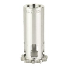 Nielsen Pistons, 9mm, 1/2X28, Stainless Steel, Compatible with YHMs Booster Housing YHM-2055 as Well as Many Popular Pistol Suppressors, Silver YHM-2060-28