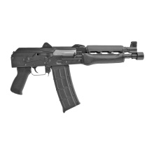 ZPAP85, Semi-automatic, AK Pistol, 223 Remington/5.56 NATO, 10.5" Barrel, Matte Finish, Black, Polymer Grip, Wood Handguard, 30 Rounds, 1 Magazine, Stamped Receiver, Hinged Top Cover ZP85556