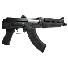 ZPAP92, Semi-automatic, AK Pistol, 7.62X39, 10" Chrome Lined Barrel, Matte Finish, Black, Polymer Grip, Wood Handguard, 30 Rounds, 1 Magazine, Bulged Trunnion, Hinged Top Cover, 1.5MM Receiver ZP92762M