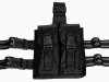 Omega Elite Tactical Thigh Magazine Pouch Hold Two M-16/M4 Magazines Black