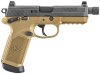 FNX-45 Tactical Double Action/Single Action .45 ACP 5.3 Inch Threaded Barrel Flat Dark Earth/Black Finish Night Sights 15 Round
