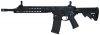 IC-A5 Rifle 5.56mm NATO 14.7 Inch Threaded Spiral Fluted Barrel 1/2x28 TPI With Permanently Attached Flash Hider (16.1 Inches Total) LWRCI Adjustable Compact Stock Black 30 Round