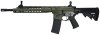 IC-A5 Rifle 5.56mm NATO 14.7 Inch Threaded Spiral Fluted Barrel 1/2x28 TPI With Permanently Attached Flash Hider (16.1 Inches Total) LWRCI Adjustable Compact Stock OD Green 30 Round