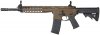 IC-Enhanced 5.56mm NATO 14.7 Inch Spiral Fluted Threaded Barrel With Permanently Attached Flash Hider (16.1 Inches Total) Cerakote Patriot Brown Finish Adjustable Stock MOE Grip 30 Round
